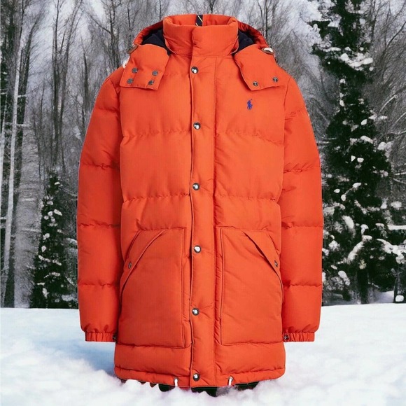 Polo Ralph Lauren Mens Down Insulated Winter Parka Jacket Coat